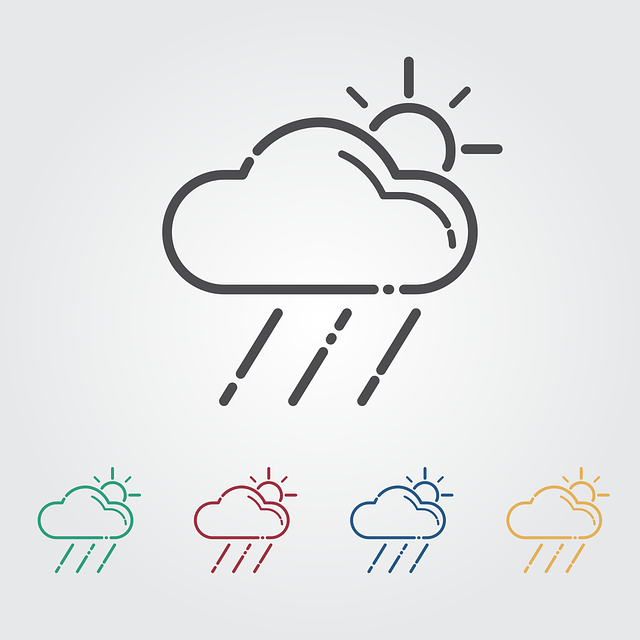 zobrazení počasí na meteostanici